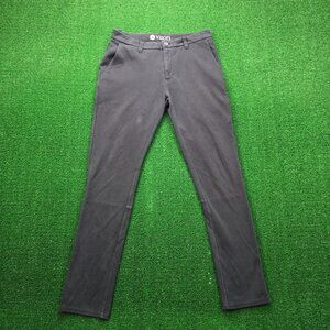 Vuori Pants Mens Large Black 30x31 Meta Athletic Slim Fit 5-Pocket Casual Preppy